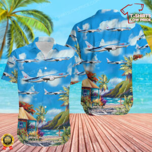 Boeing 737-8 MAX TUI Hawaiian Shirt Boeing 737-8 MAX TUI Hawaiian Shirt