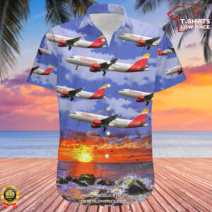 Airbus A320-214 Iberia Express Hawaiian Shirt