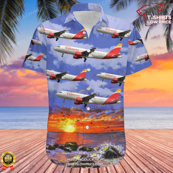 Airbus A320-214 Iberia Express Hawaiian Shirt