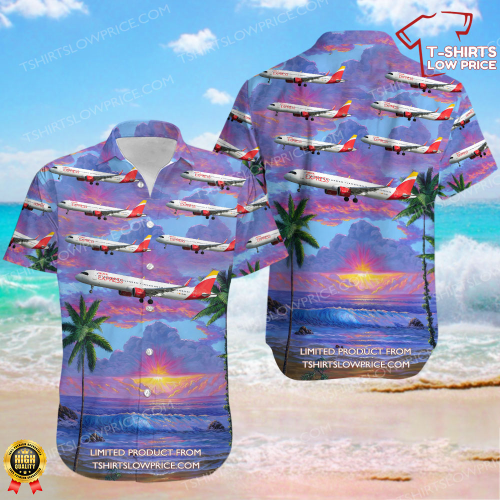 Airbus A321-271NX Iberia Express Hawaiian Shirt 0 112