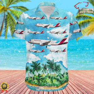 Airbus A320-214 Eurowings Europe Hawaiian Shirt