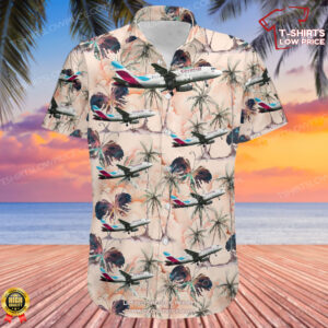 Airbus A319-132 Eurowings Europe Hawaiian Shirt