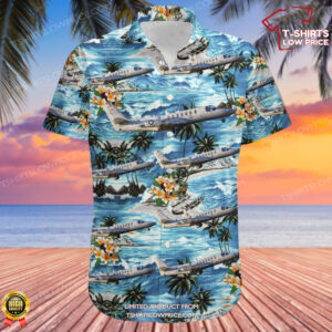Cessna UC-35D Citation Encore United States US Marine Corps (USMC) Hawaiian Shirt