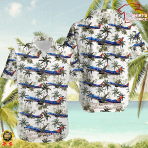 Boeing 737-8Q8 Sun Country Airlines Hawaiian Shirt