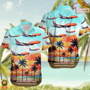Boeing 737-8KN Sun Country Airlines Hawaiian Shirt