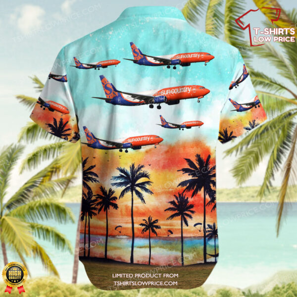Boeing 737-8KN Sun Country Airlines Hawaiian Shirt