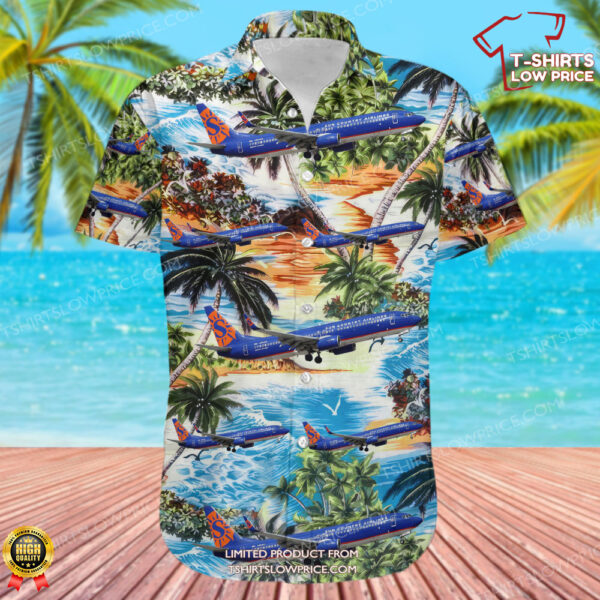 Boeing 737-85P Sun Country Airlines Hawaiian Shirt