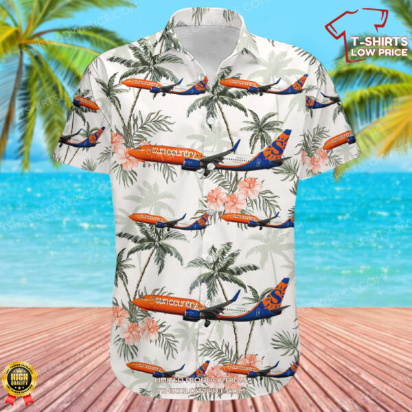 Boeing 737-82R Sun Country Airlines Hawaiian Shirt