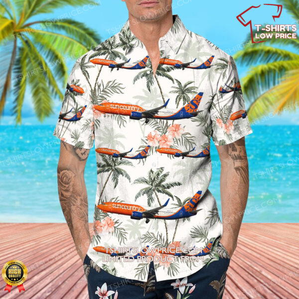 Boeing 737-82R Sun Country Airlines Hawaiian Shirt