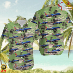 Boeing 737-8F2 Sun Country Airlines Hawaiian Shirt