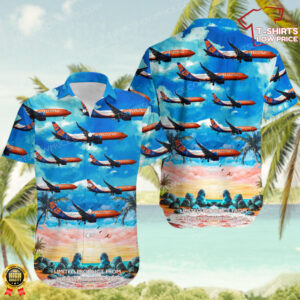 Boeing 737-86N Sun Country Airlines Hawaiian Shirt