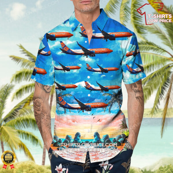 Boeing 737-86N Sun Country Airlines Hawaiian Shirt