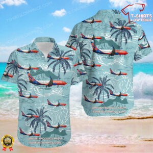 Boeing 737-8FH Sun Country Airlines Hawaiian Shirt