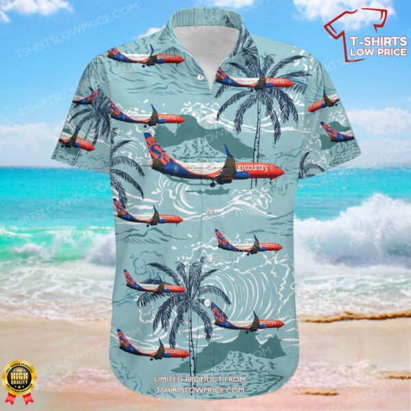 Boeing 737-8FH Sun Country Airlines Hawaiian Shirt