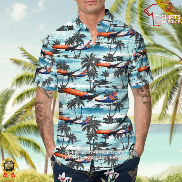 Boeing 737-91MER Sun Country Airlines Hawaiian Shirt Boeing 737-91MER Sun Country Airlines Hawaiian Shirt