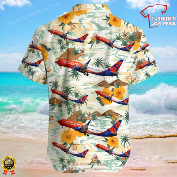 Boeing 737-83N Sun Country Airlines Hawaiian Shirt Boeing 737-83N Sun Country Airlines Hawaiian Shirt