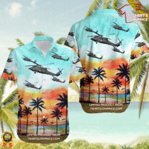 Sikorsky HH-60M Blackhawk United States US Army Hawaiian Shirt