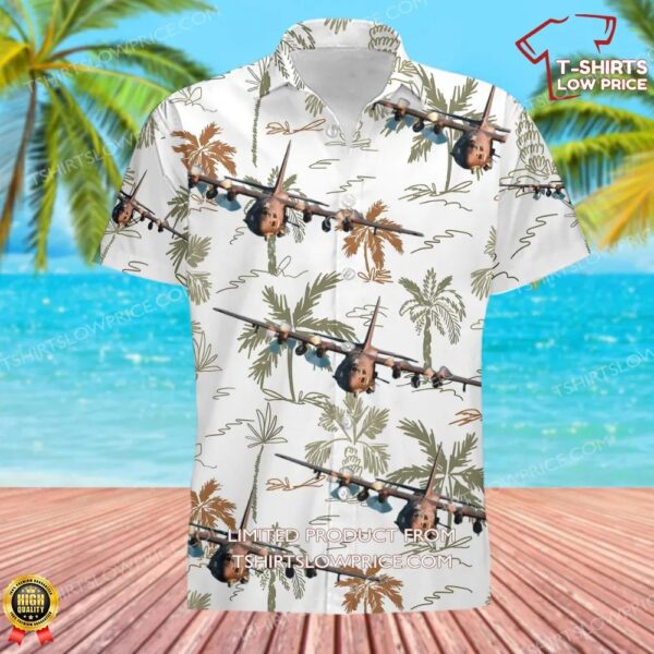 USAF Lockheed Martin AC-130E Spectre Hawaiian Shirt USAF Lockheed Martin AC-130E Spectre Hawaiian Shirt