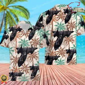 SR-71 Blackbird Hawaiian Shirt SR-71 Blackbird Hawaiian Shirt