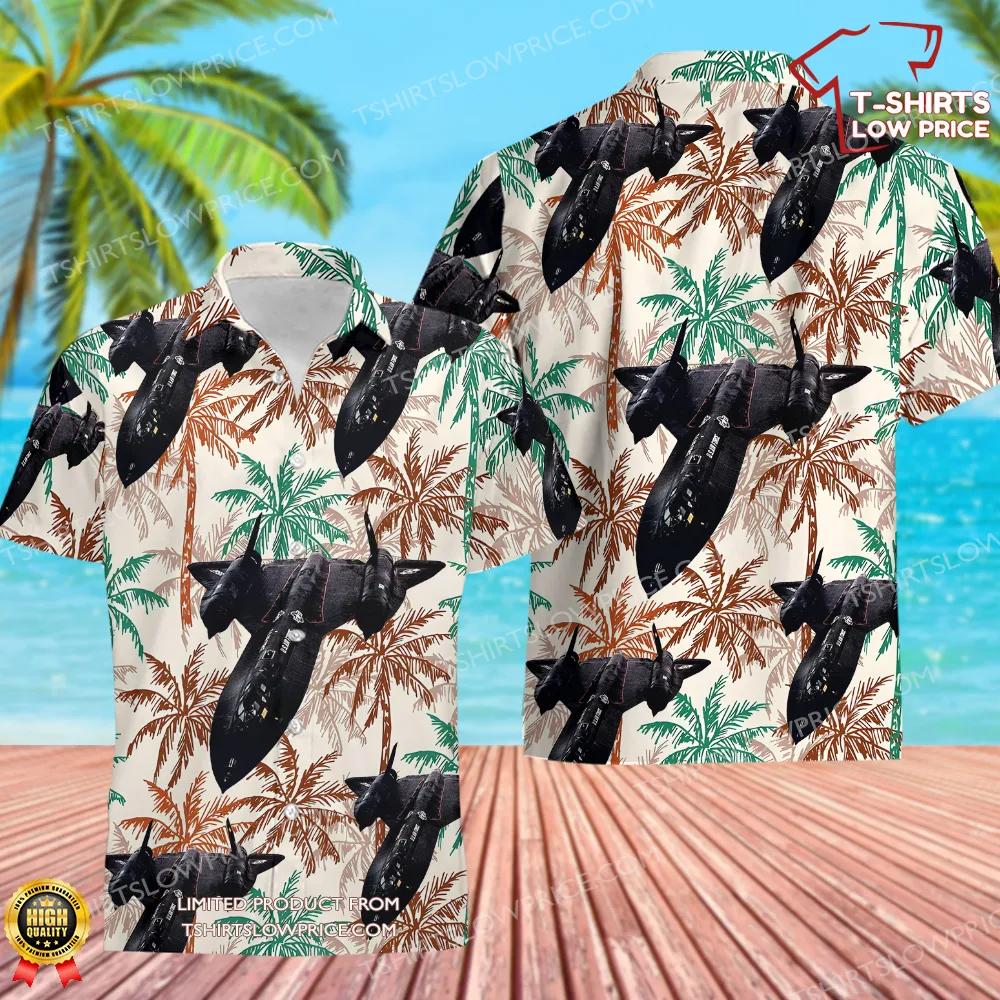 SR-71 Blackbird Hawaiian Shirt SR 71 Blackbird Hawaiian Shirt