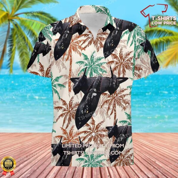 SR-71 Blackbird Hawaiian Shirt