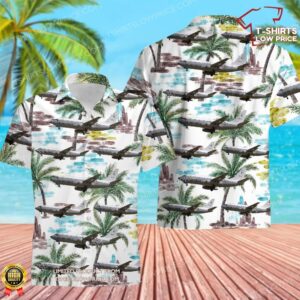 US Air Force Boeing 737-200 Hawaiian Shirt