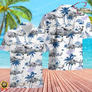 Royal Navy AgustaWestland AW-159 Wildcat Hawaiian Shirt