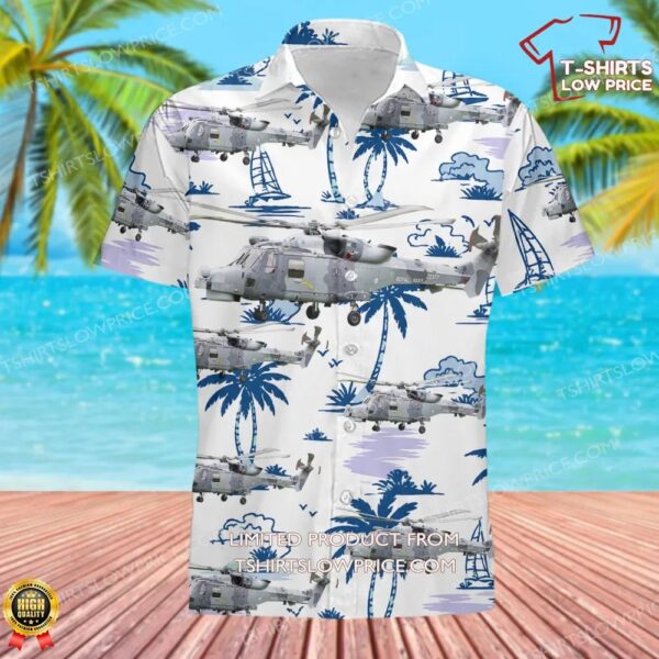Royal Navy AgustaWestland AW-159 Wildcat Hawaiian Shirt Royal Navy AgustaWestland AW-159 Wildcat Hawaiian Shirt