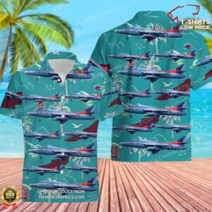 Royal Navy Hawker Hunter T8C Hawaiian Shirt