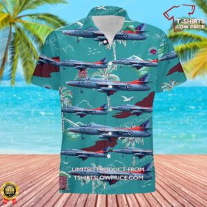 Royal Navy Hawker Hunter T8C Hawaiian Shirt