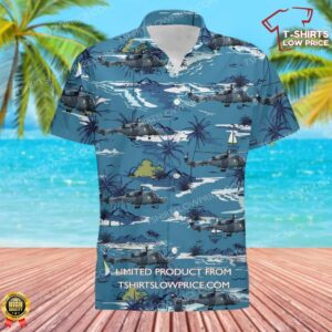 Royal Navy AgustaWestland AW-159 Wildcat HMA2 Hawaiian Shirt