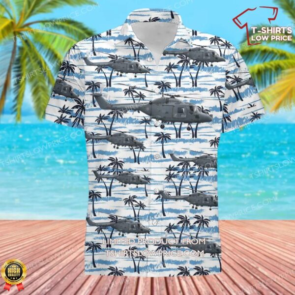 Royal Navy Westland WG-13 Lynx HAS3S Hawaiian Shirt