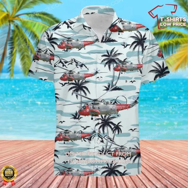 Royal Navy Westland WS-61 Sea King HAS5 Hawaiian Shirt Royal Navy Westland WS-61 Sea King HAS5 Hawaiian Shirt