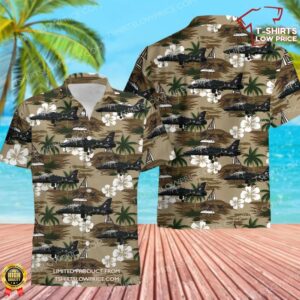 Royal Navy British Aerospace Hawk T.1 Hawaiian Shirt