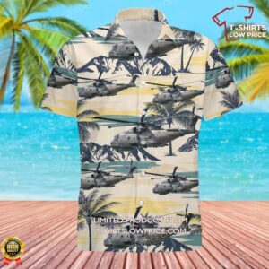 Royal Navy EHI EH101-111 Merlin HM2 Hawaiian Shirt