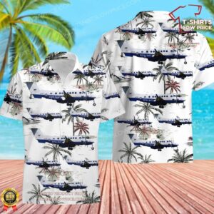 Royal Navy Hawker Beechcraft 350CER Avenger T1 (300C) Hawaiian Shirt Royal Navy Hawker Beechcraft 350CER Avenger T1 (300C) Hawaiian Shirt