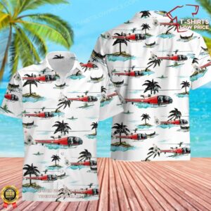 Royal Navy Aerospatiale SA-341C Gazelle HT2 Hawaiian Shirt Royal Navy Aerospatiale SA-341C Gazelle HT2 Hawaiian Shirt