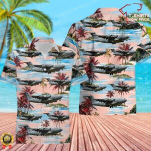 USA Air Force Boeing C-17 Globemaster III Hawaiian Shirt