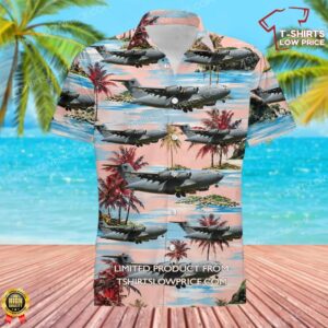 USA Air Force Boeing C-17 Globemaster III Hawaiian Shirt