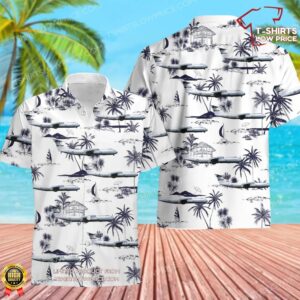 USA Air Force Lockheed C-141B Starlifter Hawaiian Shirt USA Air Force Lockheed C-141B Starlifter Hawaiian Shirt