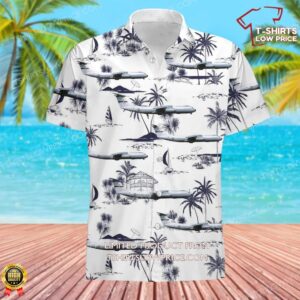 USA Air Force Lockheed C-141B Starlifter Hawaiian Shirt