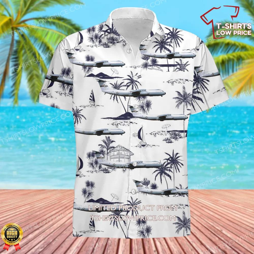 USA Air Force Lockheed C 141B Starlifter Hawaiian Shirt1 USA Air Force Lockheed C 141B Starlifter Hawaiian Shirt1