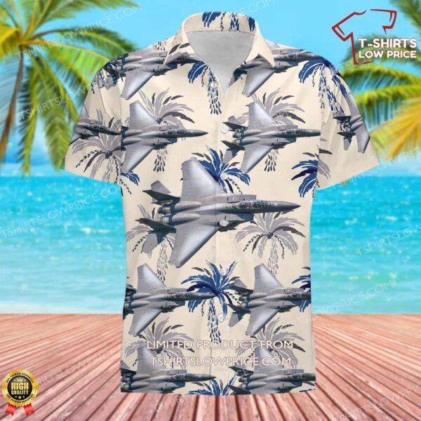 USA Air Force Boeing F-15E Strike Eagle Hawaiian Shirt