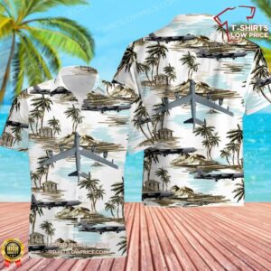 USA Air Force Boeing Boeing B-52H Stratofortress Hawaiian Shirt USA Air Force Boeing Boeing B-52H Stratofortress Hawaiian Shirt