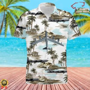 USA Air Force Boeing Boeing B-52H Stratofortress Hawaiian Shirt