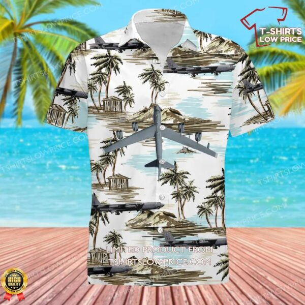 USA Air Force Boeing Boeing B-52H Stratofortress Hawaiian Shirt