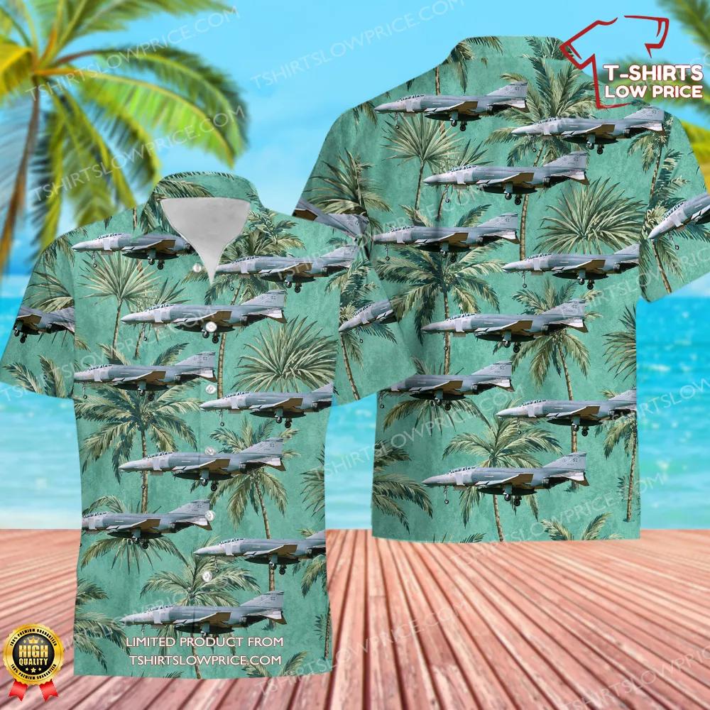 USA Air Force McDonnell Douglas F-4D Phantom II Hawaiian Shirt USA Air Force McDonnell Douglas F 4D Phantom II Hawaiian Shirt