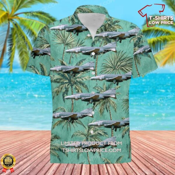 USA Air Force McDonnell Douglas F-4D Phantom II Hawaiian Shirt