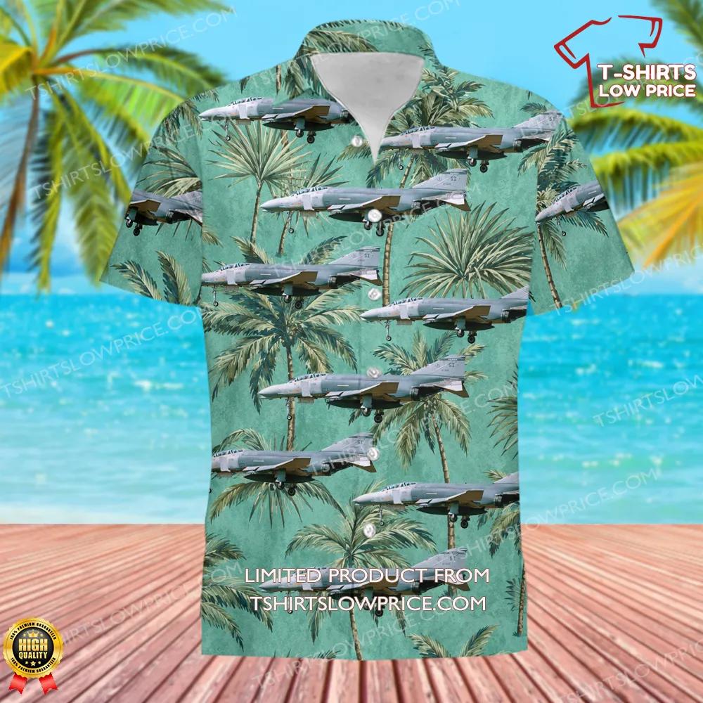 USA Air Force McDonnell Douglas F 4D Phantom II Hawaiian Shirt1 USA Air Force McDonnell Douglas F 4D Phantom II Hawaiian Shirt1