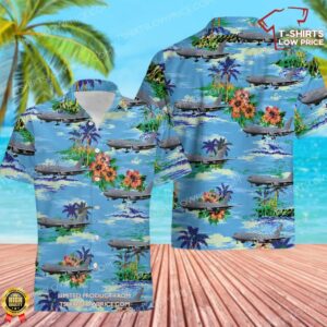 USA Air Force Boeing KC-46A Pegasus (767-2C) Hawaiian Shirt USA Air Force Boeing KC-46A Pegasus (767-2C) Hawaiian Shirt